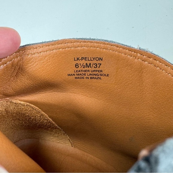 Lucky Brand Pellyon Suede Ankle Booties in Open Gray Size 6.5 - Picture 8 of 8